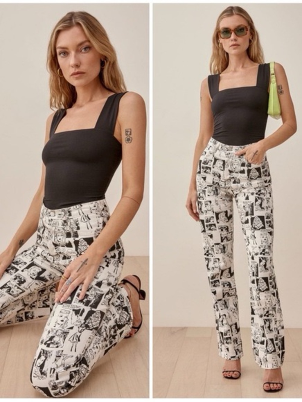 Reformation Newsprint Jeans